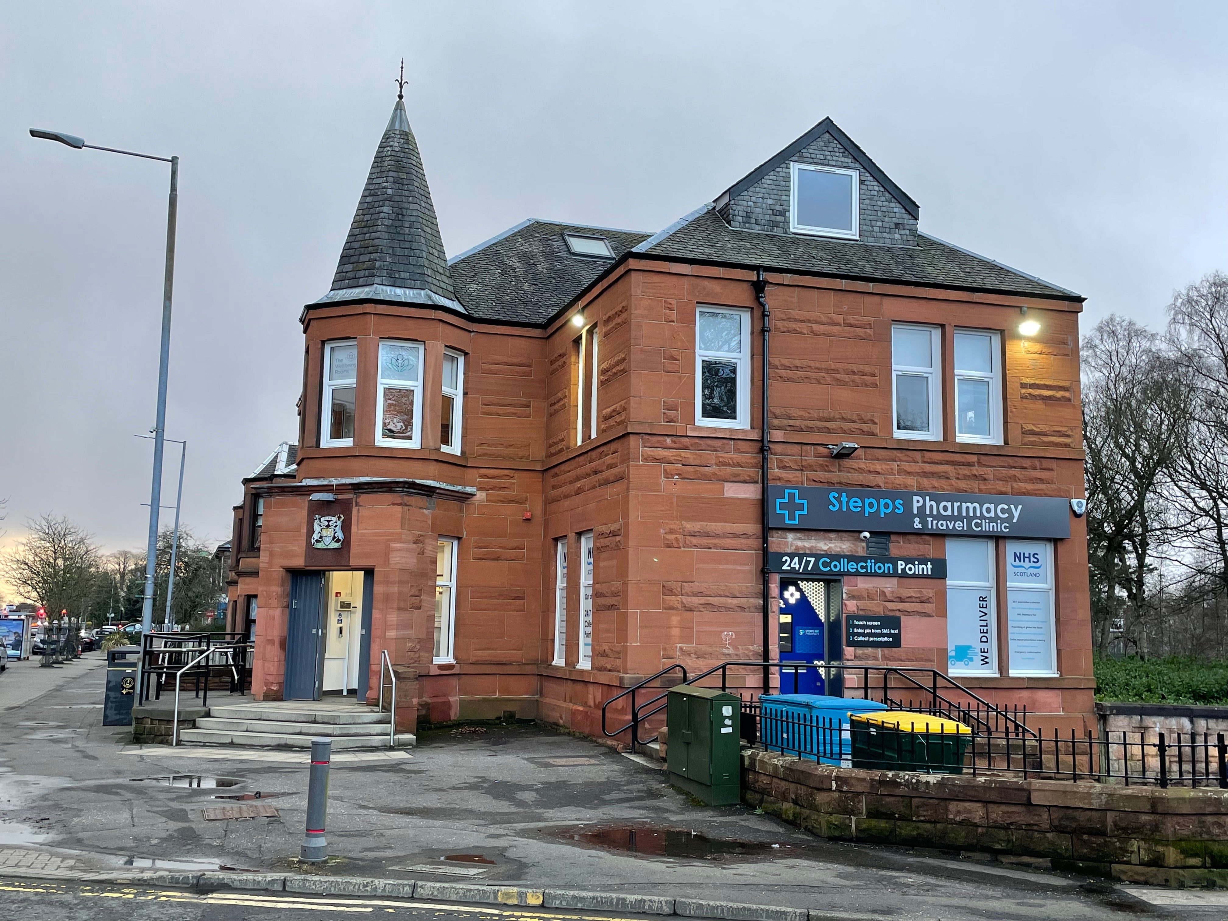 Stepps Pharmacy in Glasgow sold Christie & Co